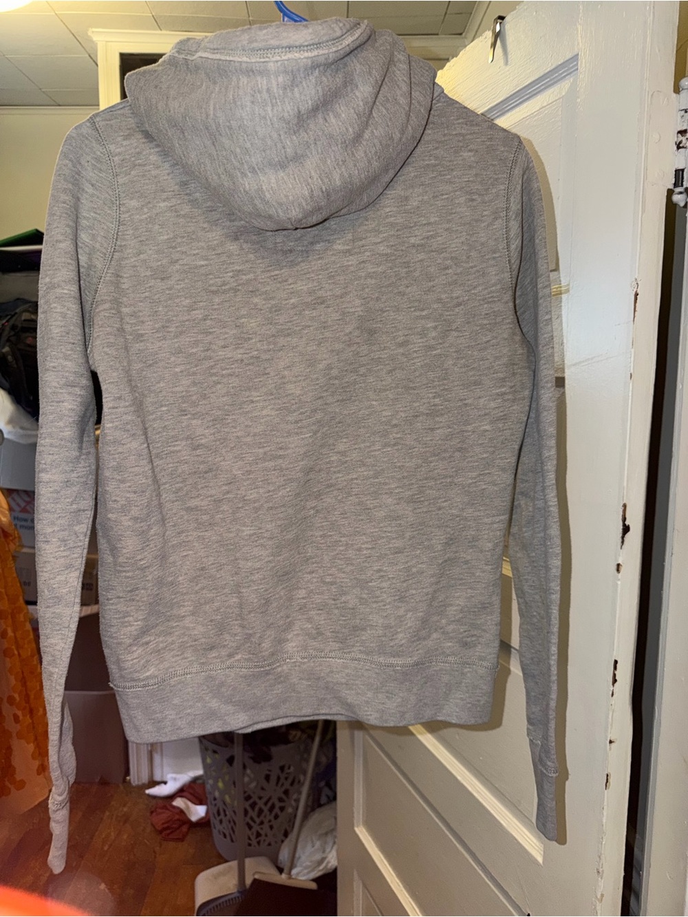 Vintage Hollister Logo Gray Rope Hoodie - Picture 8 of 9